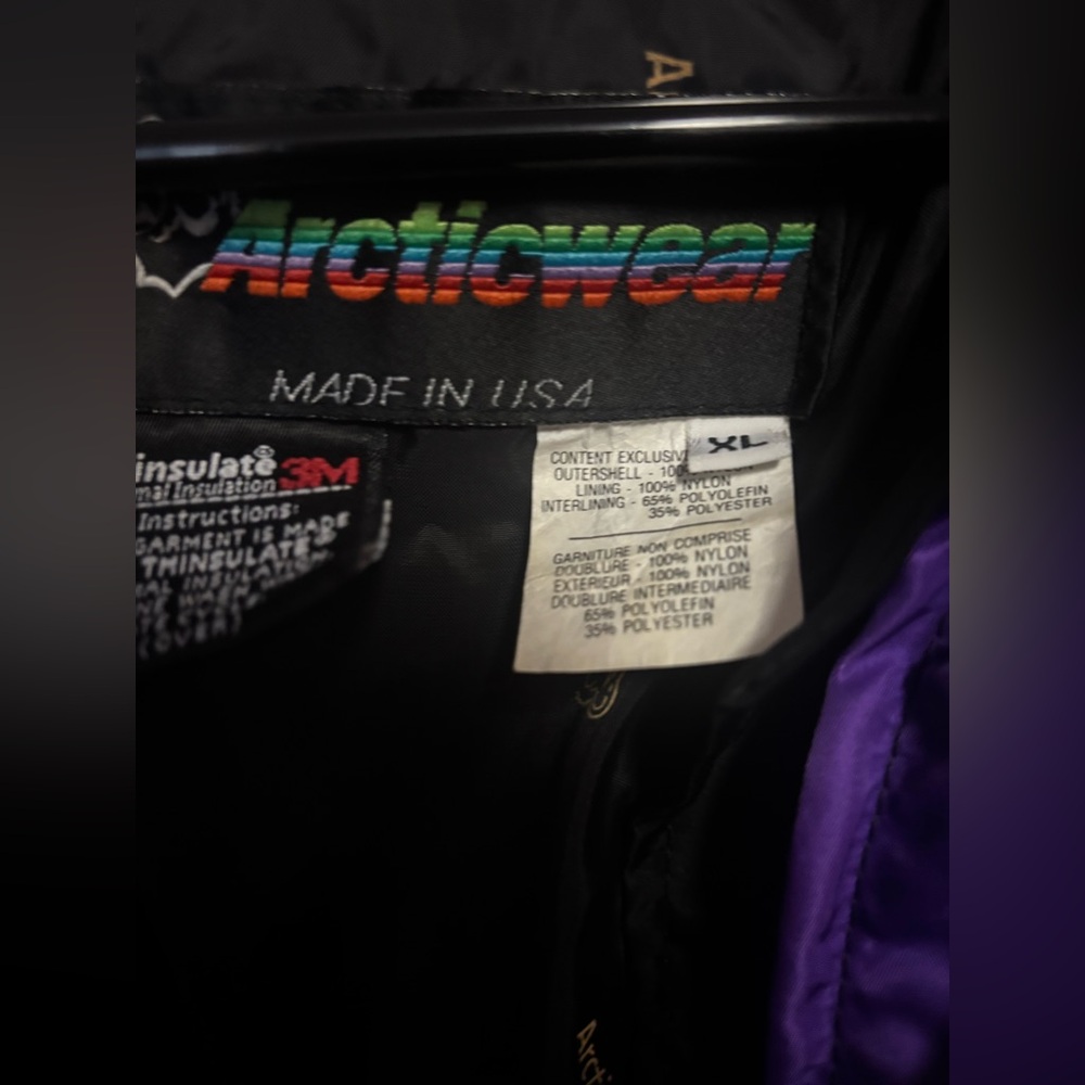 Vintage Retro Arctic Cat Snowmobile Jacket - Picture 3 of 4